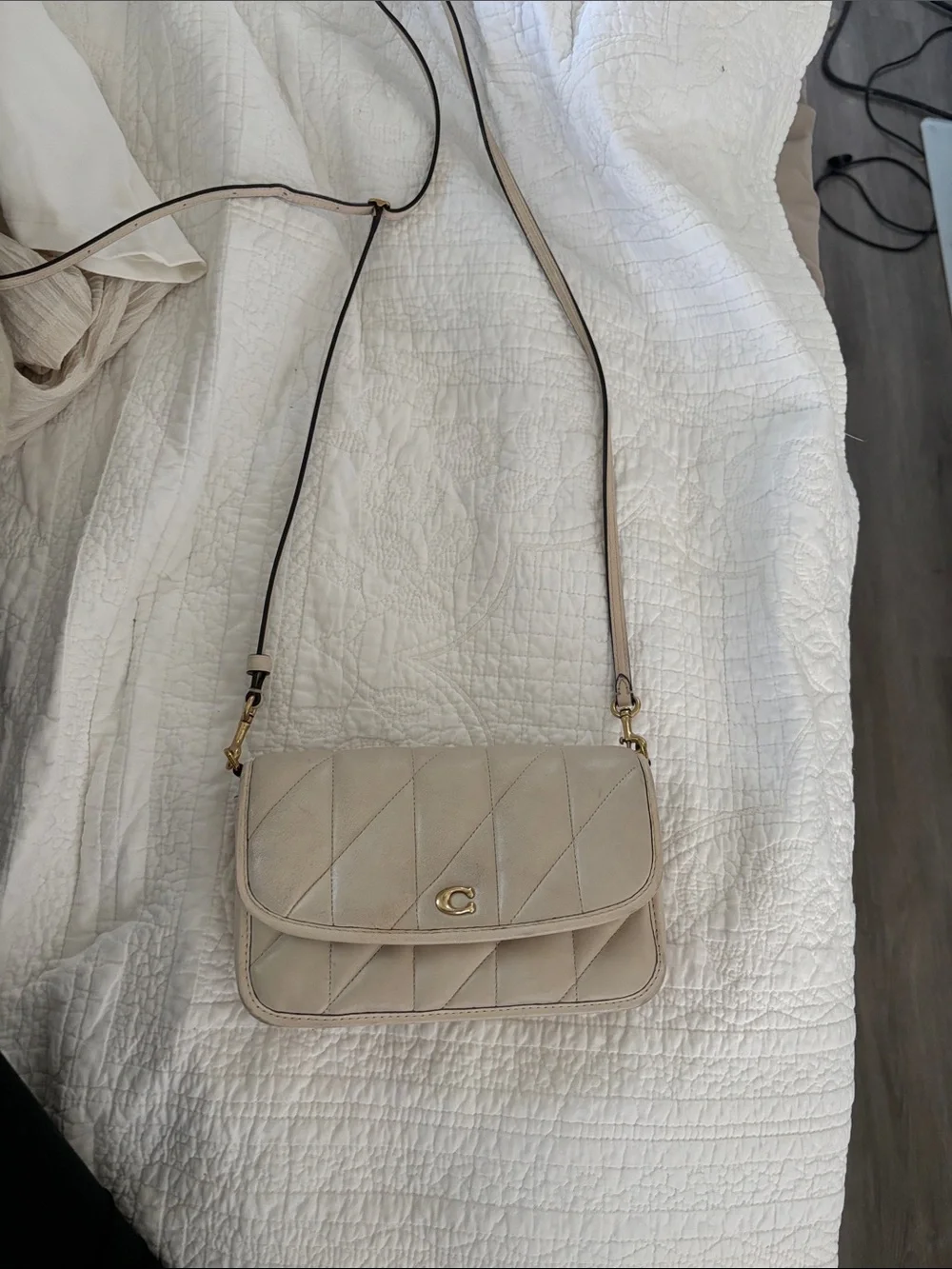 Quilted Coach Hayden Crossbody Bag with Adjustable Strap